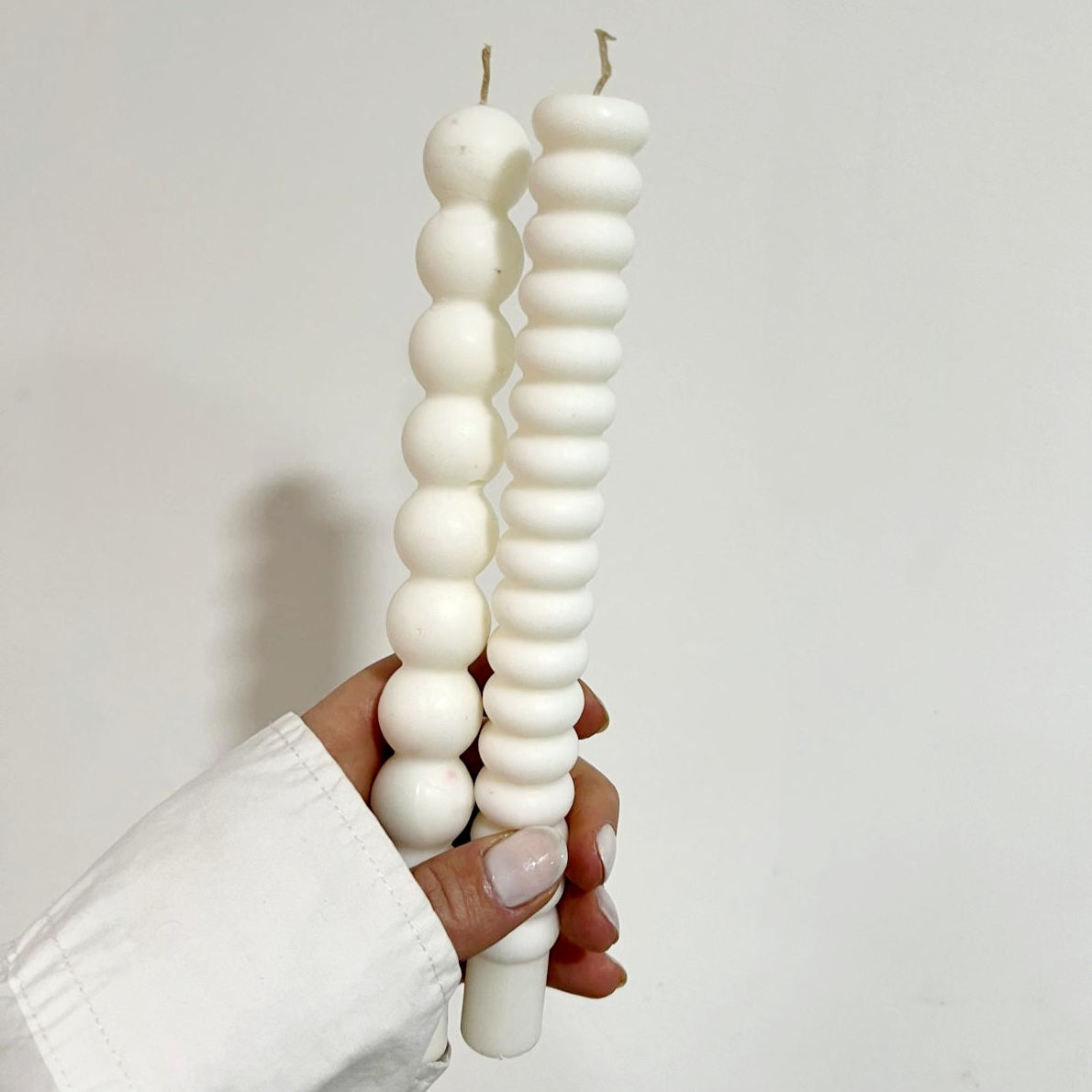 Velas Cónicas de 21cm, Set de 2