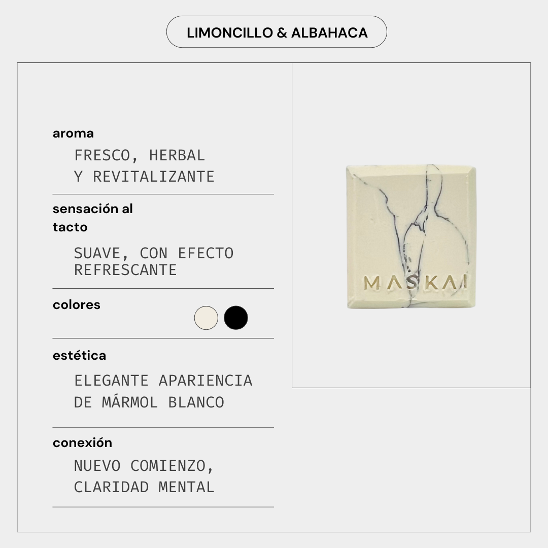 Jabón Artesanal con Limoncillo & Albahaca