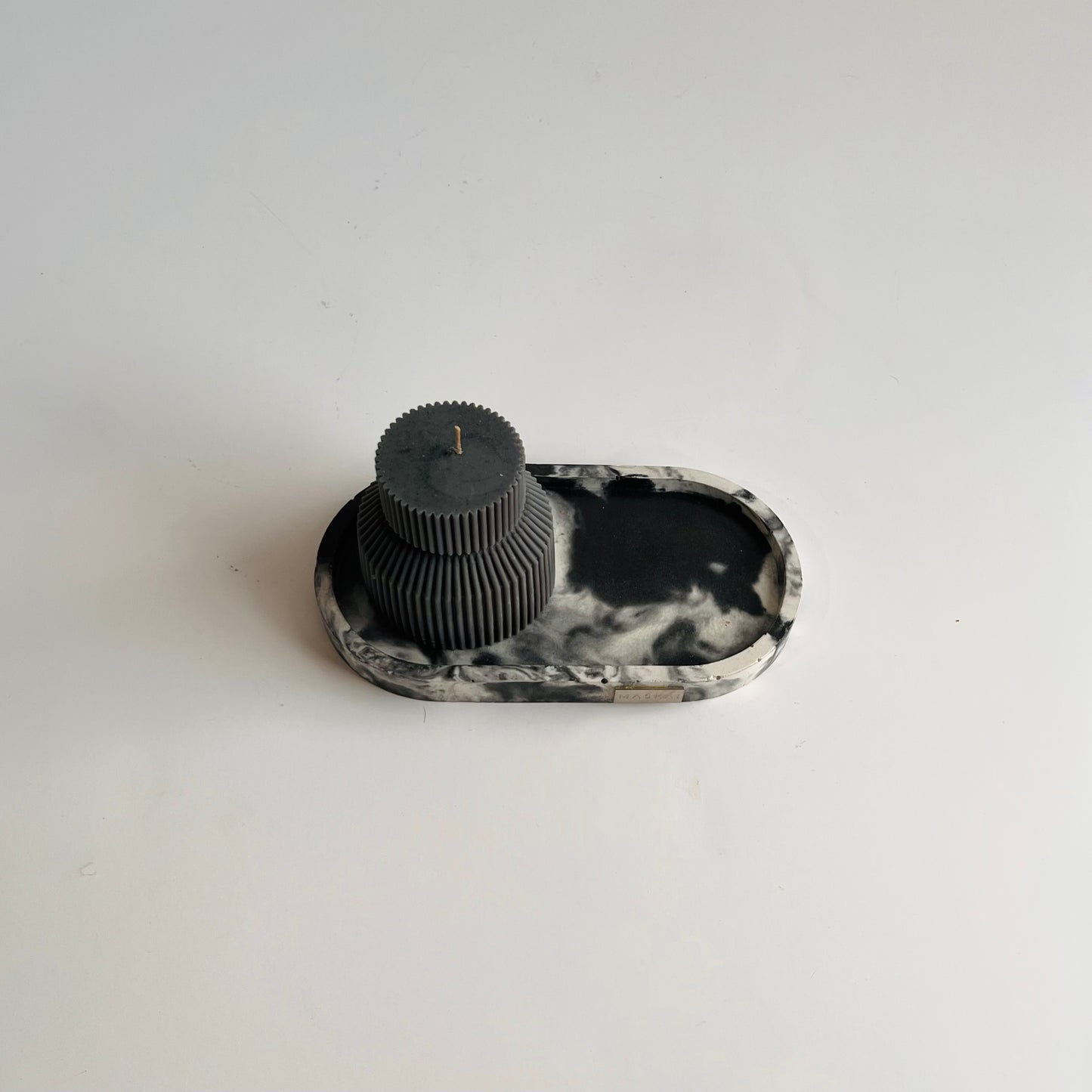 Set Dúo: Base Oval + Vela