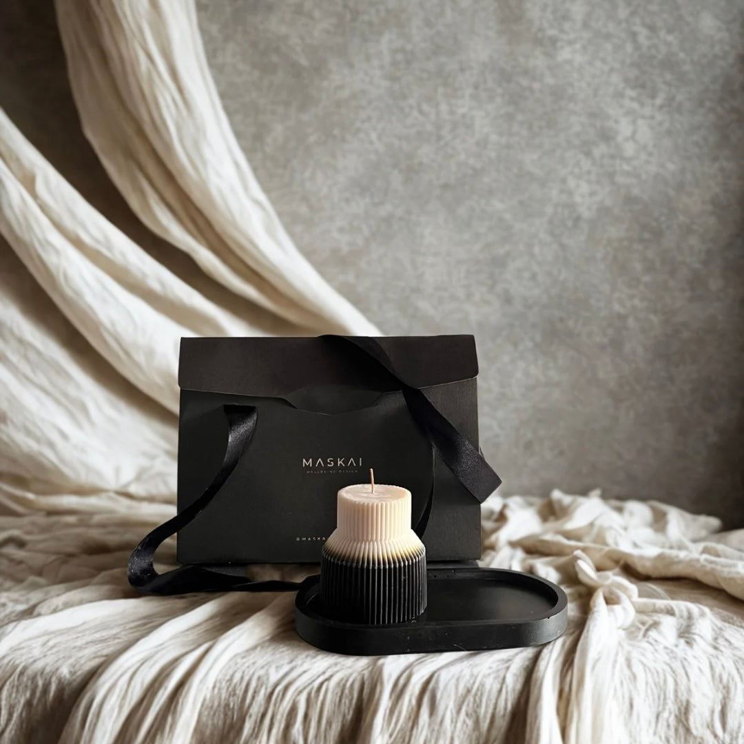 Set Dúo: Base Oval + Vela