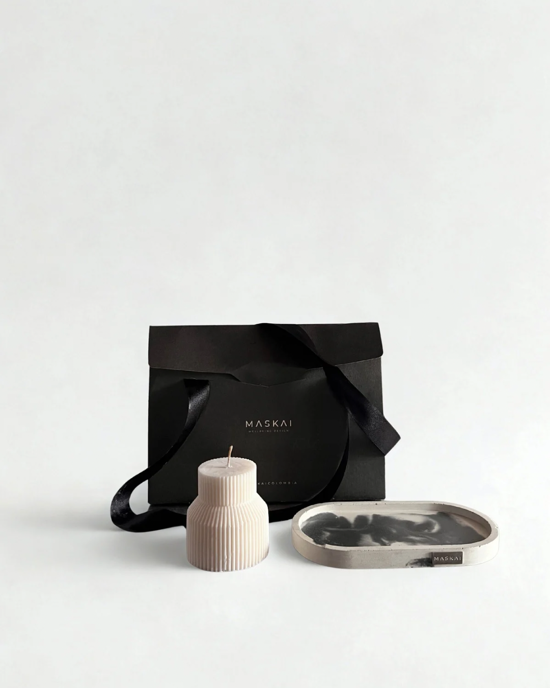 Set Dúo: Base Oval + Vela