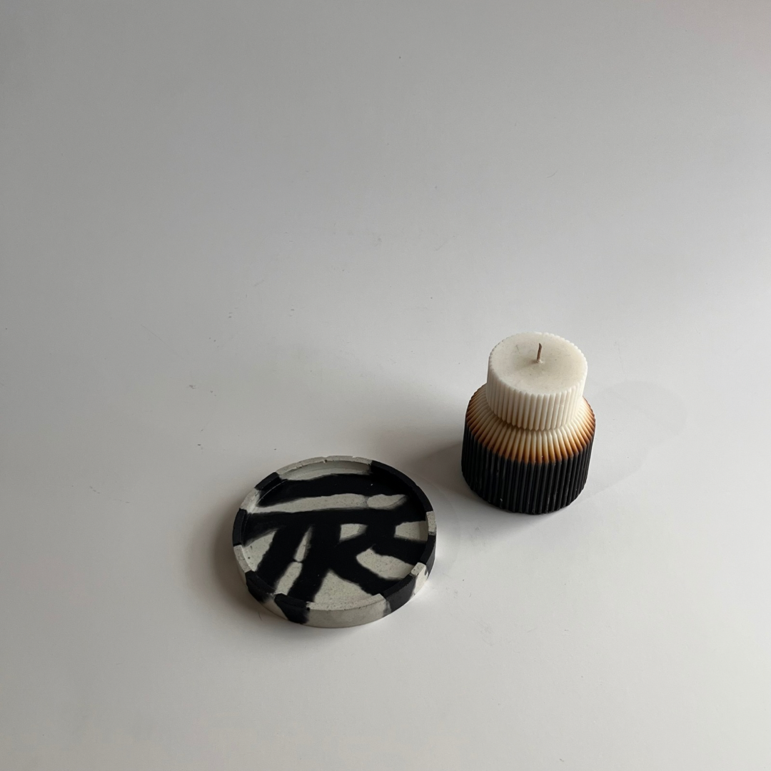 Set Pausa: Vela + Base Mini