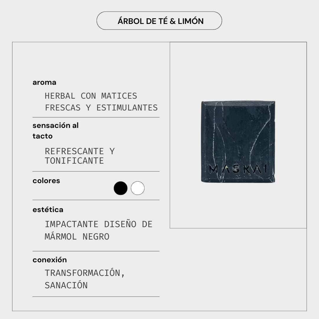 Jabón Artesanal con Árbol de Té & Limón